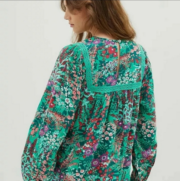 Banjanan - Anthropologie Floral Blouse - Picture 2 of 5